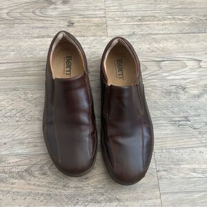Born Men's Dark Brown Leather Loafers Size 11.5
